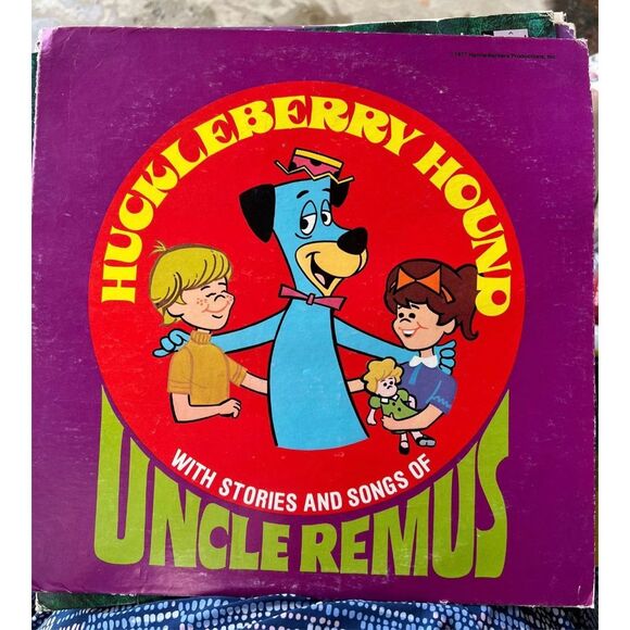 Vintage Huckleberry Hound Album With Stories And Songs From Uncle Remus Record 1 - Picture 1 of 4